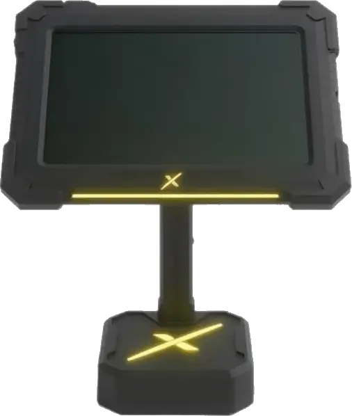 NexCut tablet — yellow LED