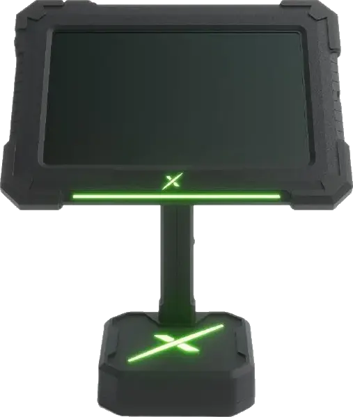 NexCut tablet — green LED